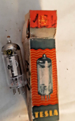 OVP Tesla 1L34 Röhre Radioröhre Elektronenröhre electron tube NOS
