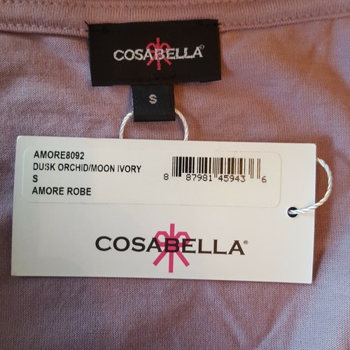 Brand New with Tags Cosabella Purple/White Robe Size: Small - Picture 4 of 4