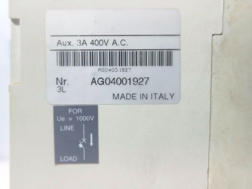 ABB SACE S3L 50A INTERRUTTORE 3 POLI MCCB 6kA AT 1000V SPEDIZIONE GRATUITA E VELOCE - Foto 2 di 10
