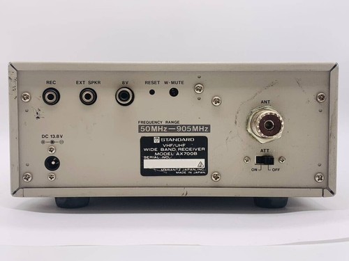 YAESU STANDARD AX-700 Continuous communication receiver Used JP - Afbeelding 3 van 3