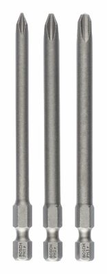 Bosch Zubehör Schrauberbit-Set Extra-Hart - PH1, PH2, PH3 x 89 mm,... 2607001757