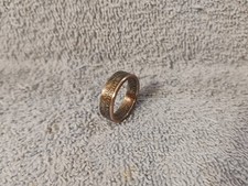 Michigan Handcrafted Washington Quarters coin ring, size 8 2004