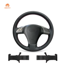 Anti-slip DIY Black PU Leather Steering Wheel Wrap for Subaru Tribeca 2007-2014
