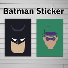 Batman Riddler Mimalist Stickers Decal For Car Window Laptop Water Bottle