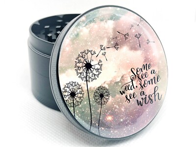 Some See a Wish Metal Grinder Large 2.5''