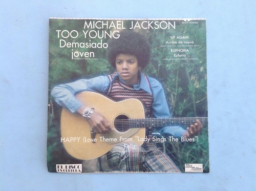 MICHAEL JACKSON TOO YOUNG + 3 RARE MEXICAN EP FROM MUSIC AND ME LP ALBUM - Picture 3 of 5