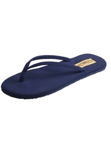Flojos Women's Fiesta Navy Blue Thong Sandals Padded Foot Bed And Arch Support | eBay