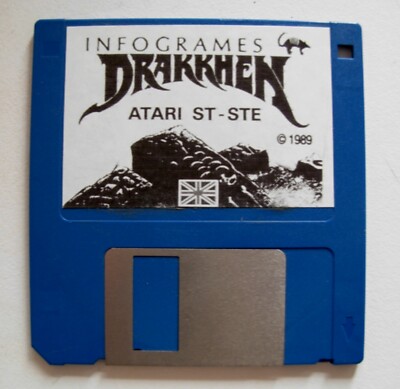 ELDORADODUJEU > BIG BOX DRAKKHEN Pour ATARI 520-1040 ST AMIGA PC 3 DISQUETTE EUR 25,00 - FR
