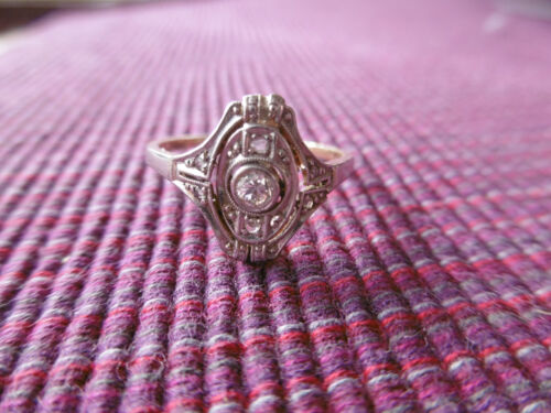 Ring 750er Gold mit Brillanten Jugendstil / Art Deco