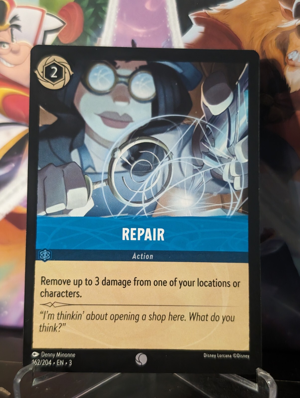 Repair Into the Inklands 162/204 Lorcana TCG Card NM/M Regular