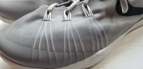 Nike Hyperchase Gris Blanco Zapatos Tenis Para Hombre Talla 17 - Excelente Estado - Imagen 9 de 12