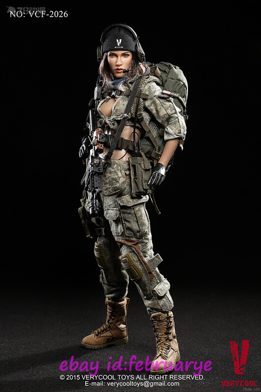 Perfect Verycool 1/6 VCF-2026 Female Shooter ACU Camouflage Action