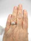 14K Rose Gold Over Sterling Silver 25 Diamond  Promise Engagement Ring 7 [R303] — photo 4
