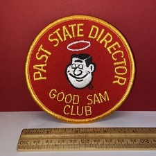 NOS VTG Good Sam Club member Patch Travel RV Camper Past State Director WI Wis