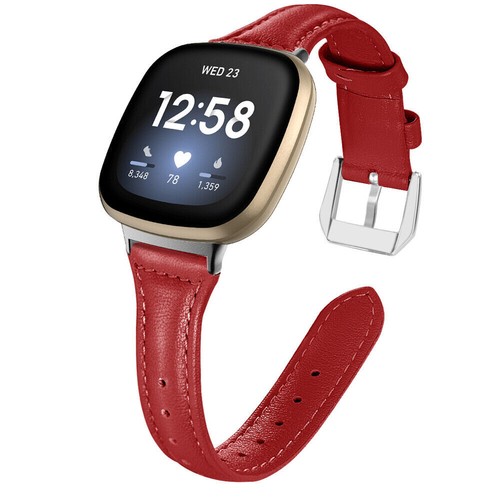Für Fitbit Versa 4 3 Sense Leder Uhr Armband Strap Bracelet Ersatz - Bild 8 von 15