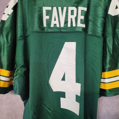 VTG 90s Nike Authentic Pro Line NFL Green Bay Packers Brett Favre 4 Jersey 48 XL - Picture 8 of 9