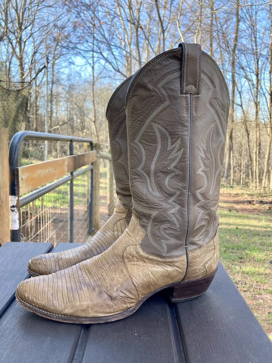 Justin exotic cheap boots