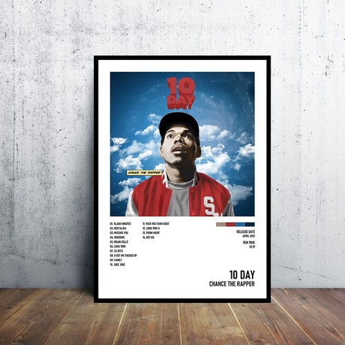 10 Day - Chance the Rapper Album Poster 20x30