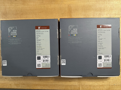 2 Noctua NF-P12 Redux 1700 RPM PWM 4-Pin 120mm Fans & Anti Vibration Pads - Photo 3/6