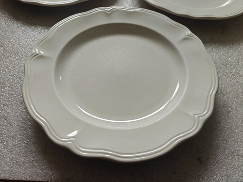 3x Federalist White Ironstone Japan 4238 Dinner Plates 10 5/8" - WEAR - Picture 4 of 8