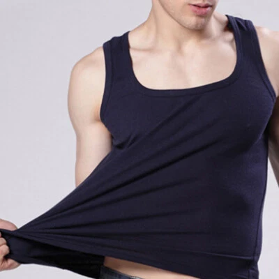 Ärmelloses Tanktop Für Herren – Sport-T-Shirt – Bodybuilding – Fitness – ▽ - Bild 1 von 4