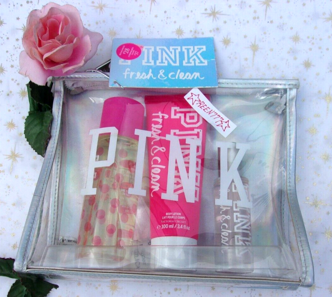 4 Victoria's Secret PINK Fresh &Clean Fragrance Eau de TOILETTE 1