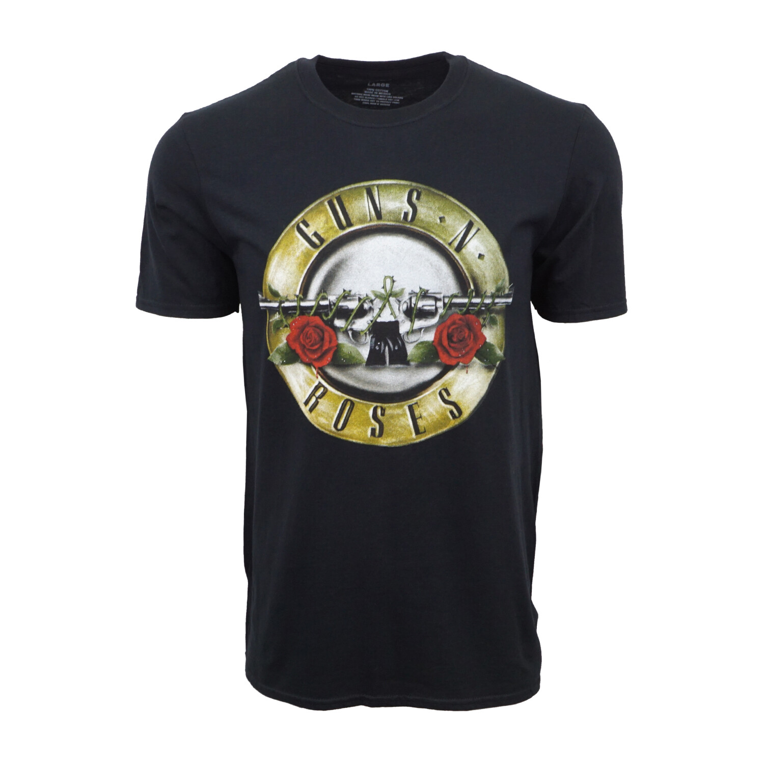 ФУТБОЛКА С ЛОГОТИПОМ GUNS N ROSES ЧЕРНАЯ 3190₽