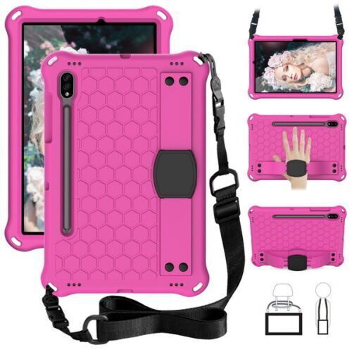 Stojak Pasek na rękę Etui do Samsung Galaxy S8 X700 / X706 S7 T870 / T875 11 cali Cover - Zdjęcie 17 z 18
