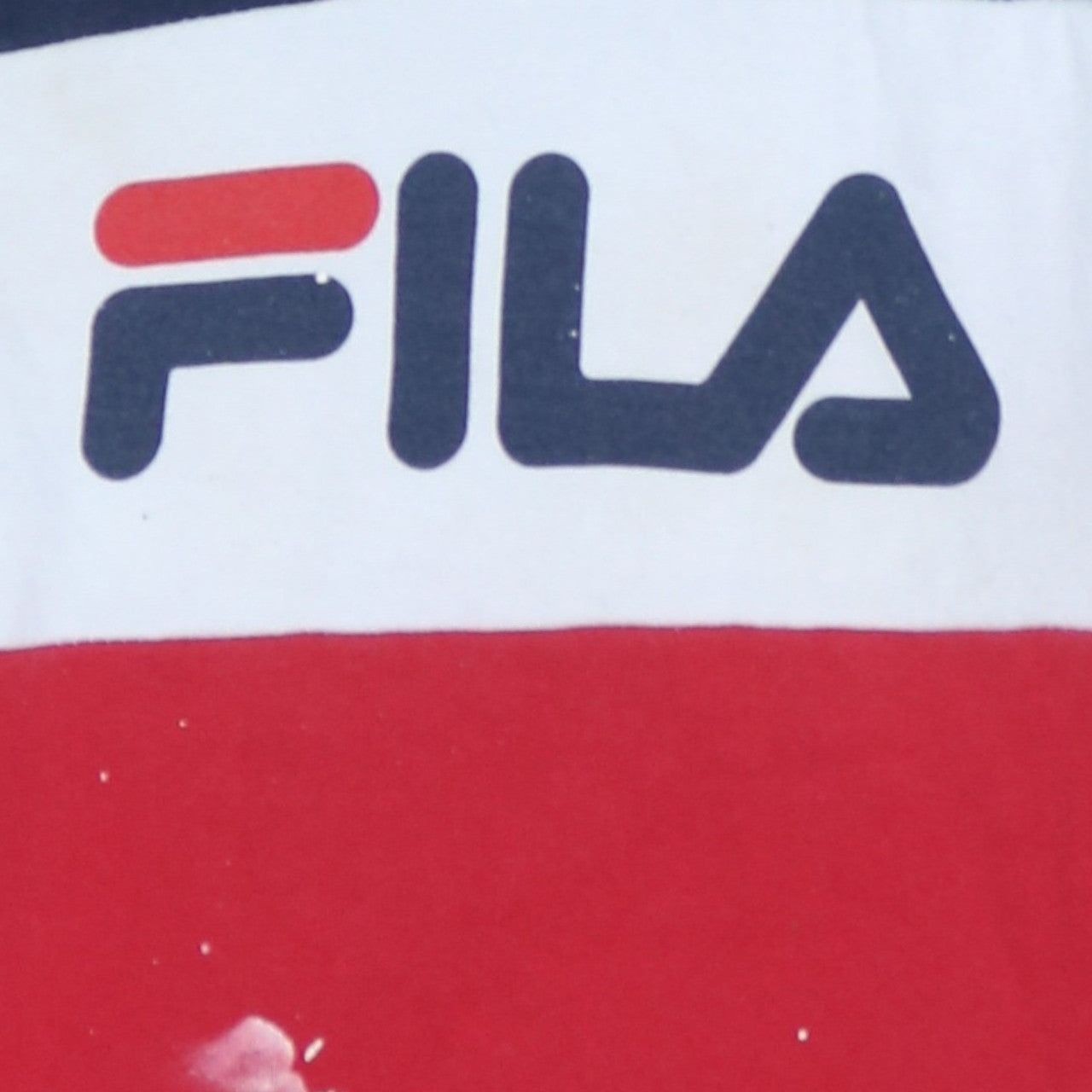 Felpa con cappuccio vintage FILA BLU UOMO S