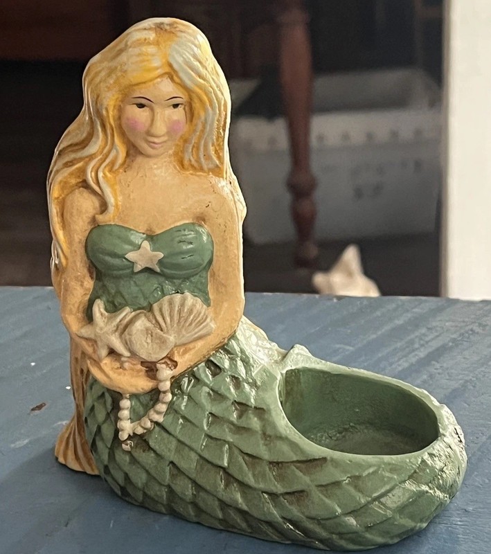 Cast Iron Vintage Demure Mermaid