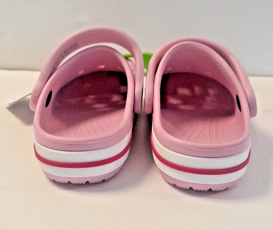 Crocs Bayaband ребенка ясельного возраста девочек сабо размер 8 балерина розовый / конфеты розовый новый - Изображение 4 из 4