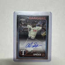 2024 Topps Chrome - Rookie Autographs #RA-ASP Alex Speas (AU, RC)