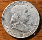 1955-P Ben Franklin Half Dollar