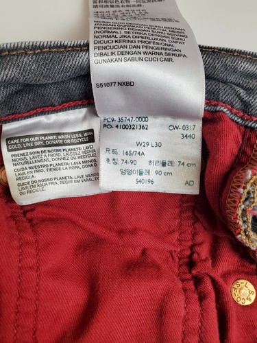 Levi Strauss &CO. 501 Acid Wash 29/30 Men's Button Front Black - Picture 13 of 14