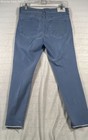 Stonefield Women's Light Blue Denim Jeans Raw Hem Cropped Size 8 — photo 3