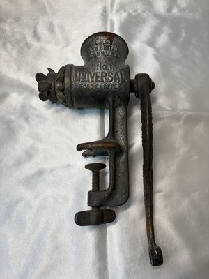 Antique Meat Grinder Universal LF &C Made in USA Vintage 1890