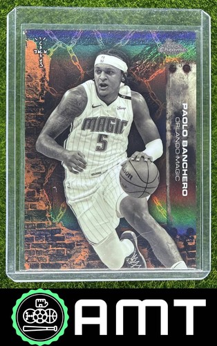 Paolo Banchero 2025-26 Topps Chrome x Cactus Jack 12/25 Orange Refractor Magic