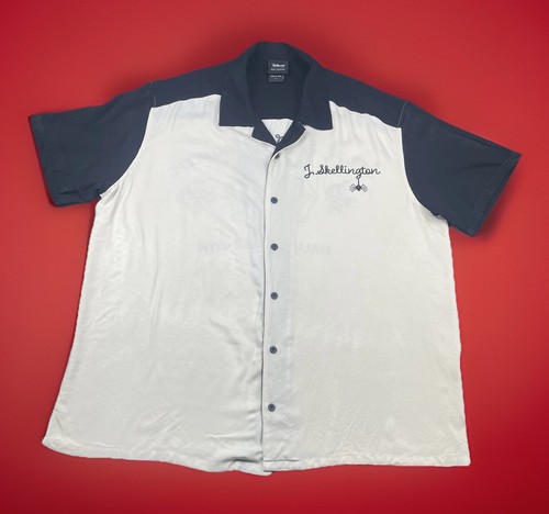 Disney The Nighmare Before Christmas Halloween Town Bowling Shirt (L) - Imagen 3 de 10