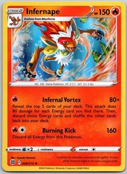 Infernape 026/172 Brilliant Stars Holo Rare