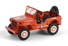 Willys MB 1944 Smokey Bear 80th Anniversary 1:64 Scale Greenlight 28160A