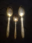 2-Madeira by Towle Sterling Silver Serving Spoons 8 1/2" + 1- Soup Spoon 5 7/8"