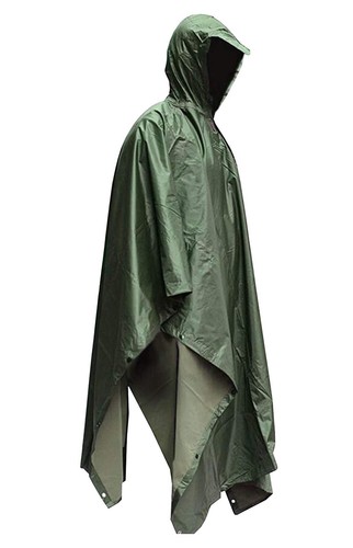 Multifunction Rain Poncho Waterproof Poncho Hooded Poncho Emergency Raincoat ...