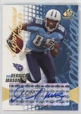 2004 SP Game Used Edition SIGnificance Gold 4/10 Derrick Mason #SIG-DM Auto 0zm3