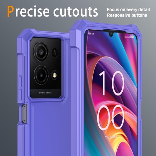 Custodia telefono per TCL K32 5G 2 strati protezione angoli antiurto TPU bumper cover - Foto 37 di 39