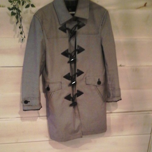 Burberry Blue Label, Burberry Black Label Men's Duffle Coat Brown Gray Orange Size M #FJ BZA