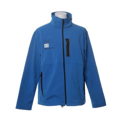Identic, Softshelljacke, Herren, Größe: 52, Blau, Elasthan/Polyester, Print #YhA
