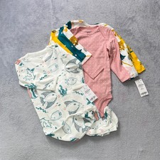 Carter's Baby Girl Bundle 4 Pc 9M 12M Sleeper Floral Bodysuits Lot 5pc  NWT