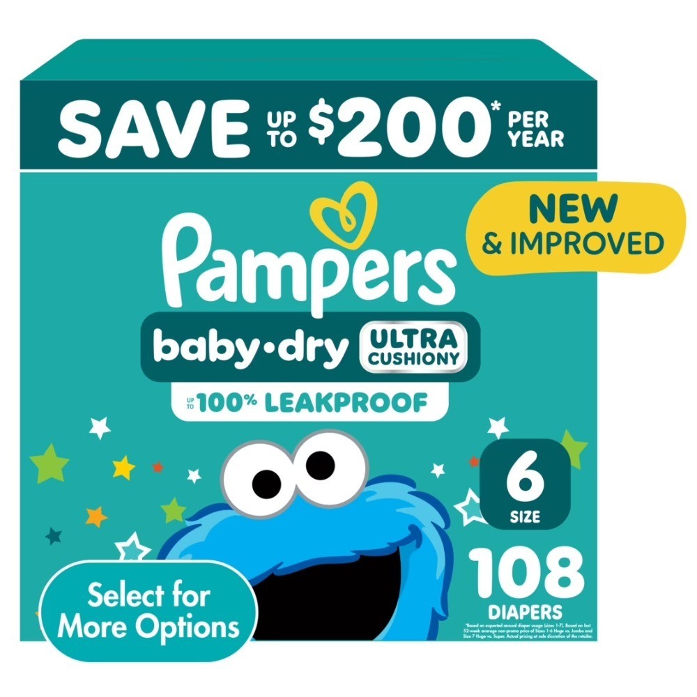 S Ultra Absorbent All-day Protection 108 Count