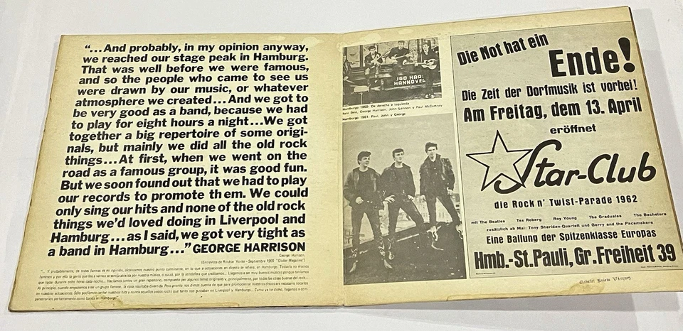 The Beatles ‎– Lo Primero De Los Beatles Con Tony Sheridan - 2 x Vinyl Colombia Foto 3 de 4