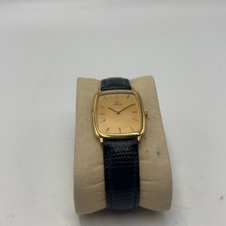 Reloj de vestir Omega De Ville 195.0076.2 de cuarzo tono dorado para piezas